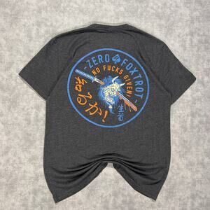 Zero Foxtrot Namakubi NFG Tee Samurai streetwear graphic tshirt mens M